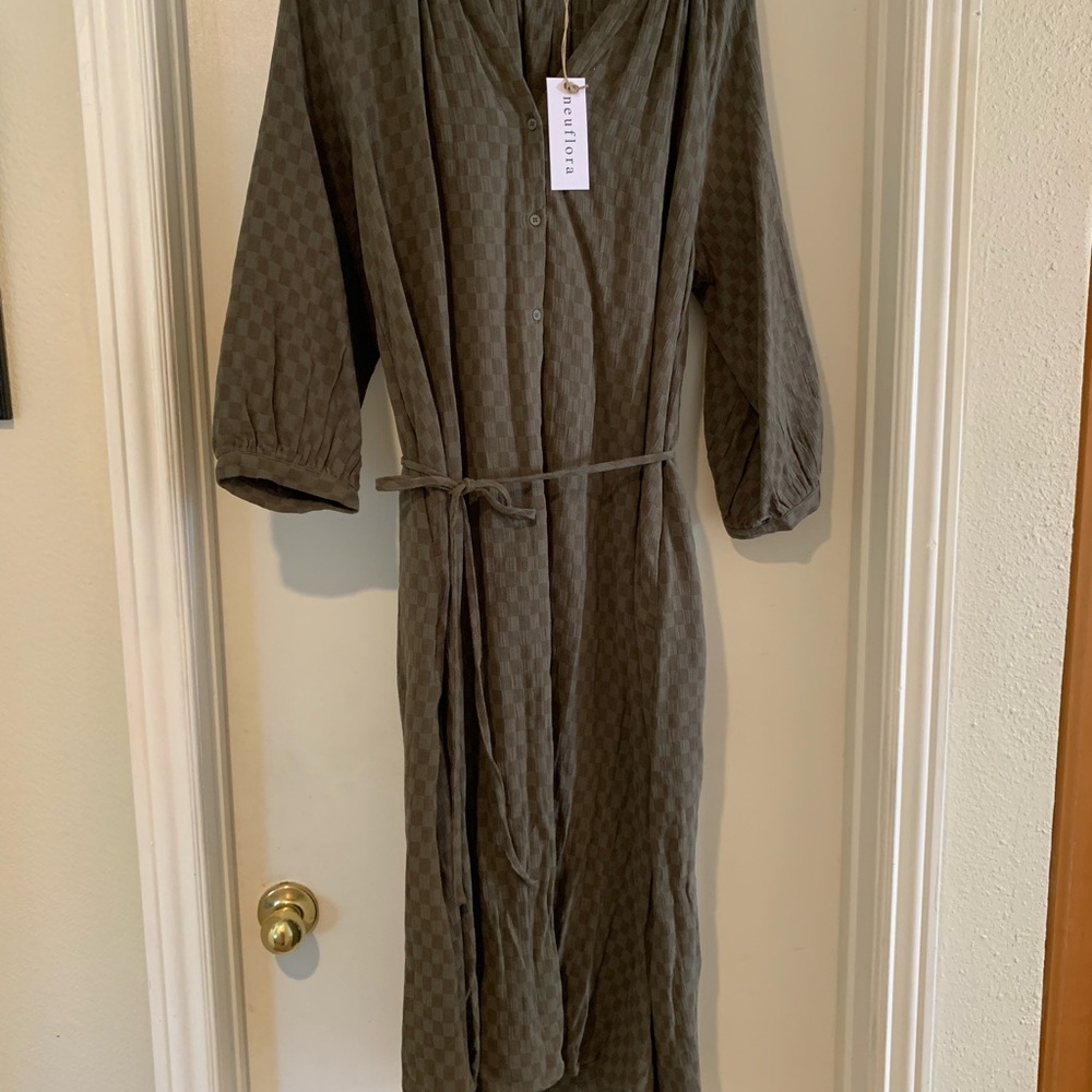 Olive Green Women's Dress